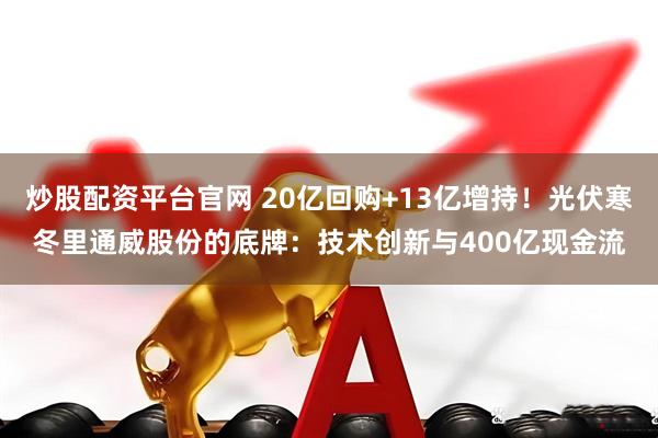 炒股配资平台官网 20亿回购+13亿增持！光伏寒冬里通威股份的底牌：技术创新与400亿现金流